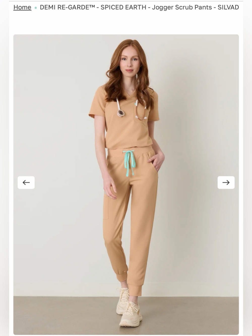 NWT GARDE MALADE Spiced Earth Scrub Set
Top: Small
Bottom: Medium